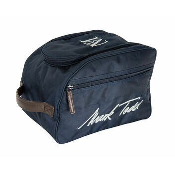 Mark Todd Luggage Padded Pro Hat Bag - NAVY/CHOCOLATE