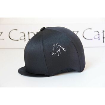 Capz Diamondz Cap Cover Lycra Horse Head