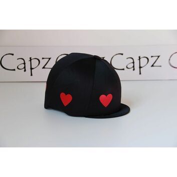 Capz Motif Cap Cover Lycra Heartz