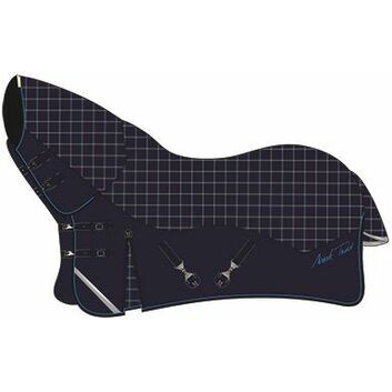 Mark Todd Turnout Rug Lightweight Combo Navy/Beige/Royal Plaid - 6' 3"