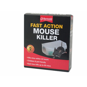 Rentokil Fast Action Mouse Killer - TWIN PACK