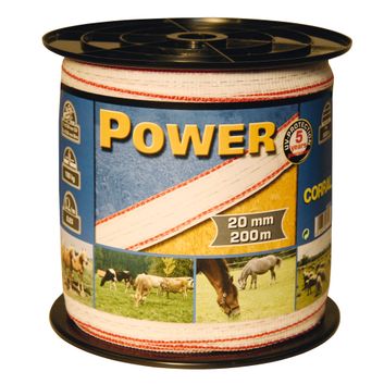 Corral Classic Fencing Tape 200m x 10mm