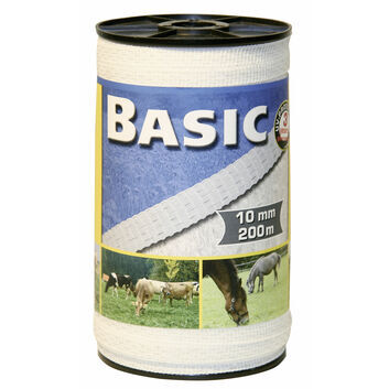 Basic Fencing Tape 200m x 10mm