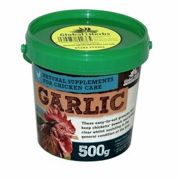 Global Herbs Poultry Garlic Granules - 500 GM