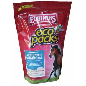 Equimins Activated Charcoal - 1 KG ECO PACK