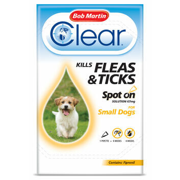 Bob Martin Clear Spot On for Small Dogs 2-10kg