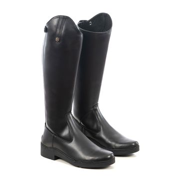 Brogini Modena Synthetic Long Riding Boots Adult Black Extra Wide alternative