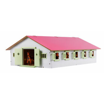 Kidsglobe Horse Stable with 9 Boxes 1:32