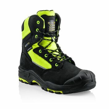 Buckler Boots Buckz Viz BVIZ1 Safety Lace/Zip Boot - Black/Yellow