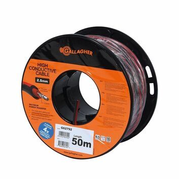 Gallagher Lead Out Cable XL Red 2.5mm 50m