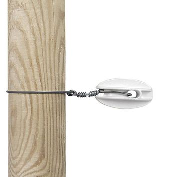 100 x Gallagher Corner Insulator Reinforced White