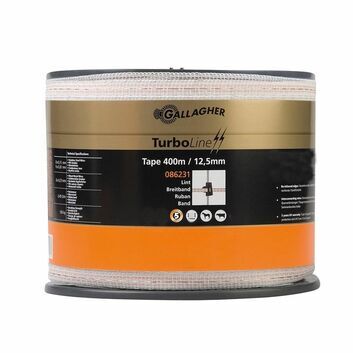 Gallagher TurboLine Fencing Tape 12.5mm White 400m