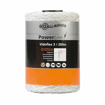 Gallagher Vidoflex 3 PowerLine White 200m