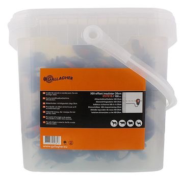 100 x Gallagher XDI offset screw-in insulator bended 18cm alternative