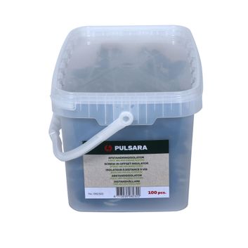 100 x Pulsara Screw-in Offset Insulator Wire/Cord 180mm alternative