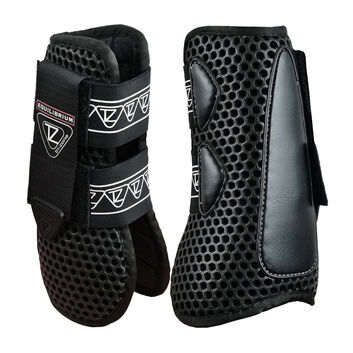 Equilibrium Tri-Zone Open Fronted Boots Black