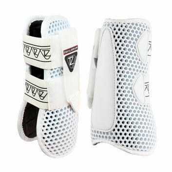Equilibrium Tri-Zone Open Fronted Boots White