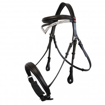 Whitaker Lynton Snaffle Bridle with Spare Browband Black alternative