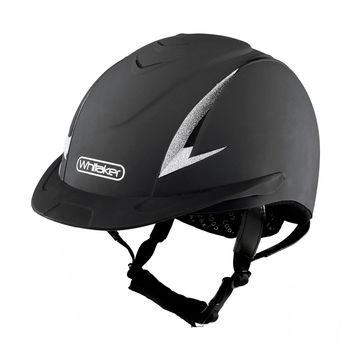 Whitaker NRG Riding Helmet Black/Silver alternative