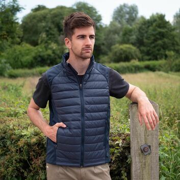 Mark Todd Gilet Quilted Unisex Navy