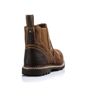 Buckler Buckbootz Hard as Nails Safety Dealer Boots (Waxed Brown Crazy Horse) alternative