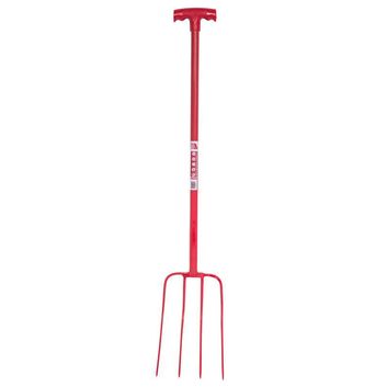 Red Gorilla Tubular Manure Fork 4 Prong T-Grip alternative
