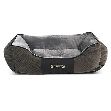 Scruffs Chester Box Dog Bed Graphite