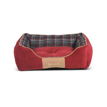 Scruffs Highland Box Dog Bed Red alternative