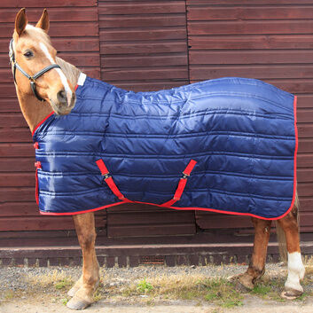 Whitaker Stable Rug Thomas 250G Navy/Red