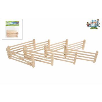 Kidsglobe Wooden Fences (Pack of 8) 1:24
