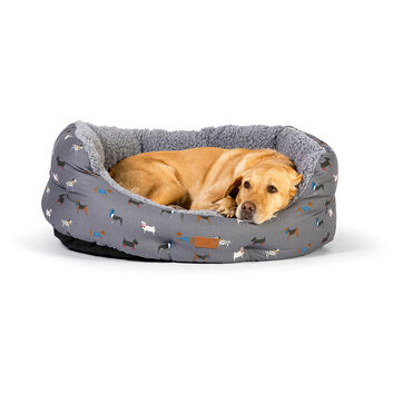 Danish Design FatFace Deluxe Slumber Dog Bed Marching Dogs