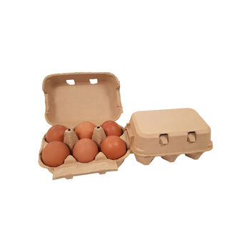 Eton Egg Box Flat Top  260 Pack Brown