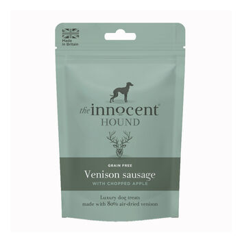 The Innocent Hound Venison Sausage With Chopped Apple Treats