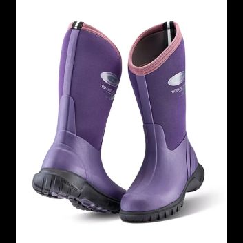 Grubs TIDELINE™ - Calf Length Wellington Boot Plum/Violet