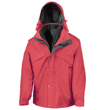 Result 3-in-1 Zip and Clip Jacket Red