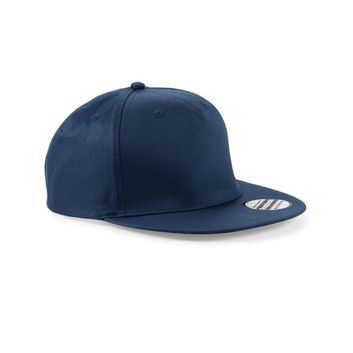 Beechfield  5 panel Snapback Rapper Cap French Navy