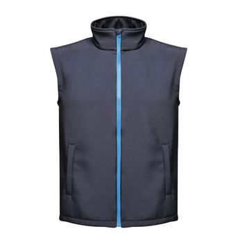 Regatta Ablaze Men's Printable Softshell Bodywarmer Navy/ French Blue