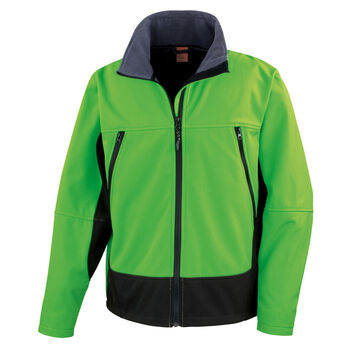 Result Activity Softshell Jacket Vivid Green/Black
