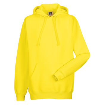 Russell Adult Hooded Sweatshirt Yellow