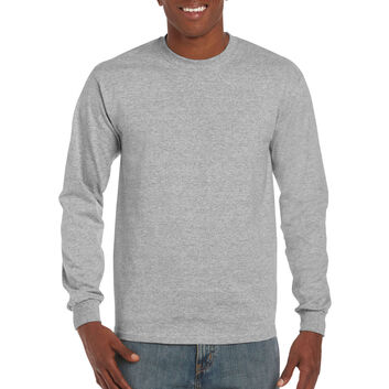 Gildan Hammer Adult Long Sleeve T-Shirt Sport Grey (RS)