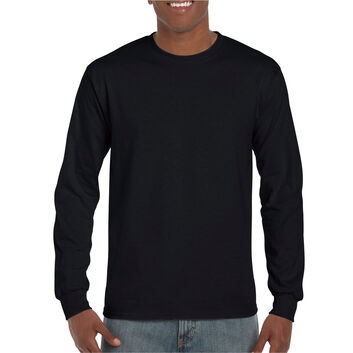 Gildan Hammer Adult Long Sleeve T-Shirt Black