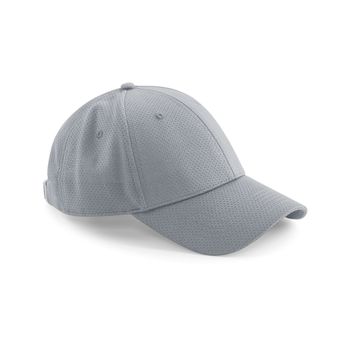 Beechfield  Air Mesh 6 Panel Cap Light Grey