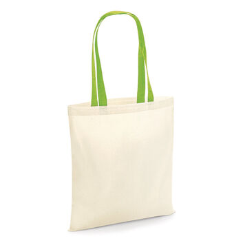 Westford Mill Bag 4 Life - Contrast Handle Natural/Lime