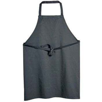 Dennys Bib Apron Without Pocket Black