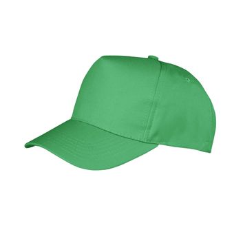 Result Core Boston 5-Panel Printers Cap Apple Green