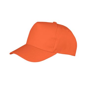 Result Core Boston 5-Panel Printers Cap Orange