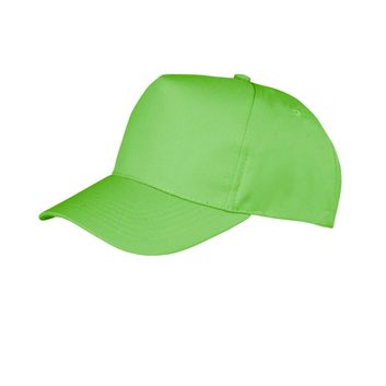 Result Core Boston 5-Panel Printers Cap Lime
