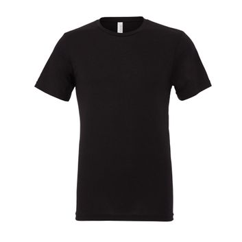 Bella Canvas Unisex Triblend Short Sleeve Tee Solid Black Triblend