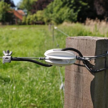 5 x Gallagher Strain Insulator White alternative