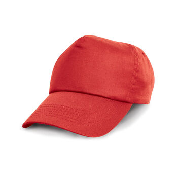 Result Headwear Children's Cotton Cap Red